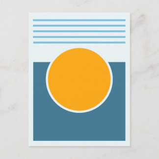 Postal Diseño abstracto soleado