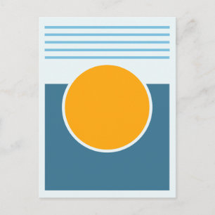 Postal Diseño abstracto Sunshine