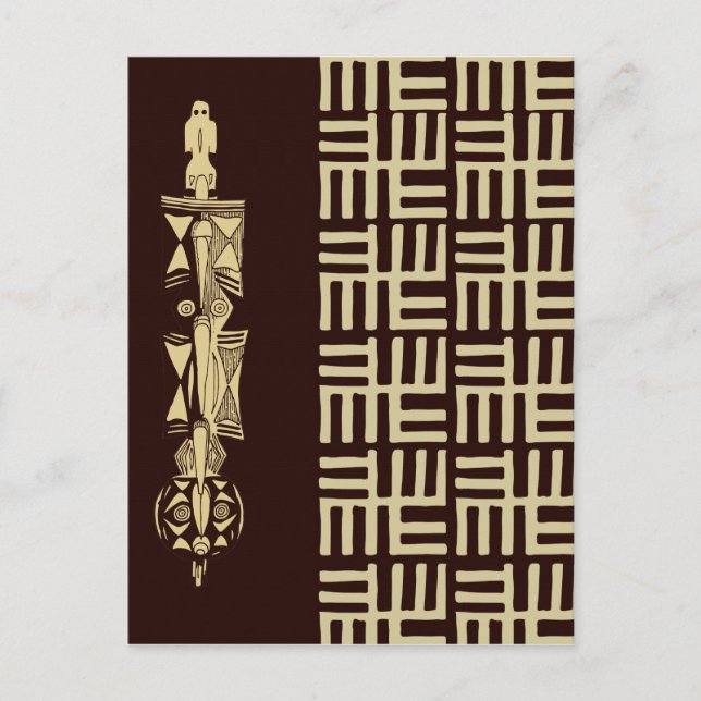 Postal Diseño africano #1 @ Stylnic (Anverso)