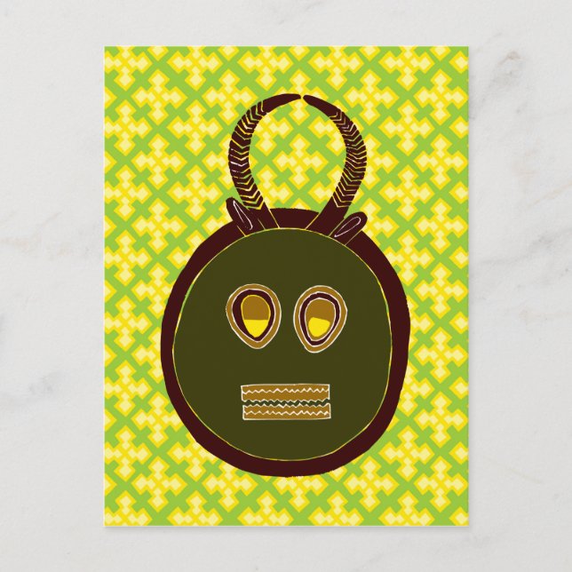 Postal Diseño africano #5 @ Stylnic (Anverso)