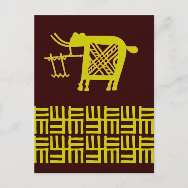 Postal Diseño africano #7 @ Stylnic (Anverso)