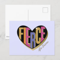 Diseño afro unicornio de corazón feroz