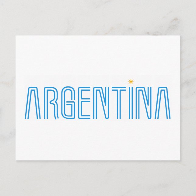 Postal ¡Diseño argentino! (Anverso)