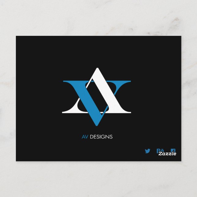 Postal Diseño av (Reverso)