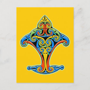 Postal Diseño celta