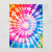 Diseño Colorido Audaz Hippie Groovy Tie Dye