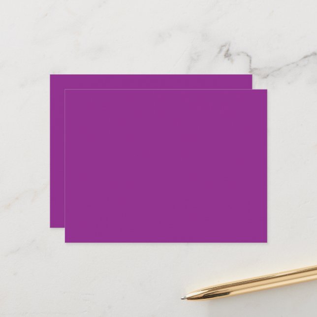 Postal Diseño con un impresionante fondo morado y blanco (Anverso/Reverso In Situ)