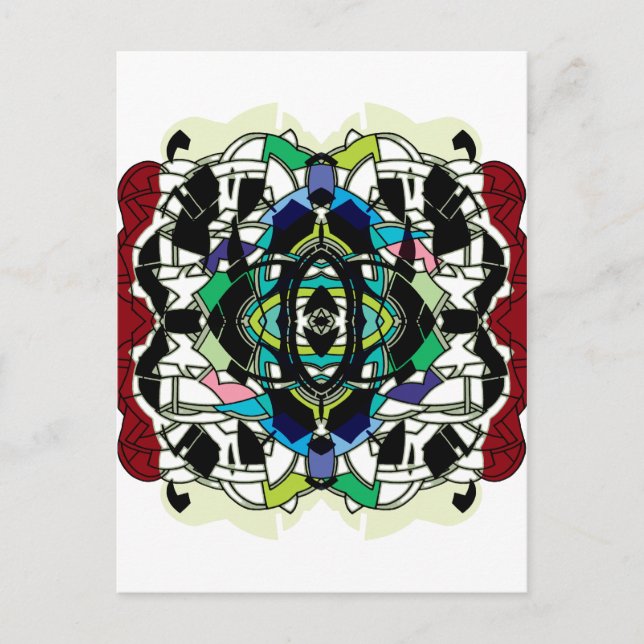 Postal Diseño controlado (Anverso)