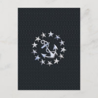 Diseño cromado de bandera náutica en la impresión 