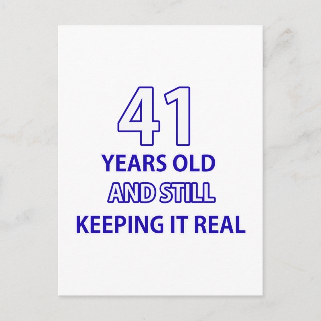 Postal diseño de 41 años (Anverso)