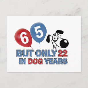 Postal Diseño de 65 años