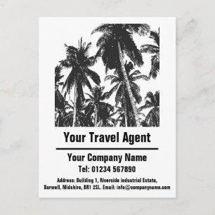 Postal Diseño de Agente de Viajes para Personalizar