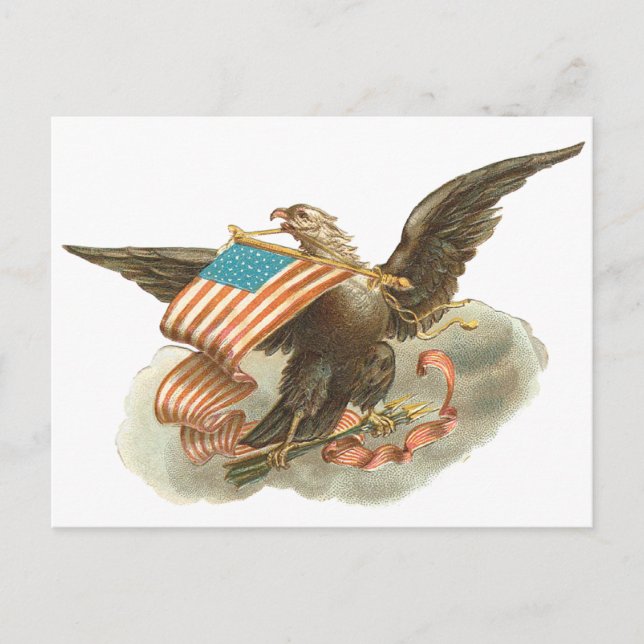 Postal Diseño de águila del Día de la Independencia de la (Anverso)