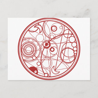 Postal Diseño de Alien Rojo