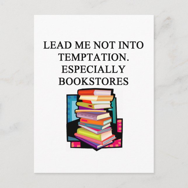 Postal Diseño de amante de LIBRO (Anverso)