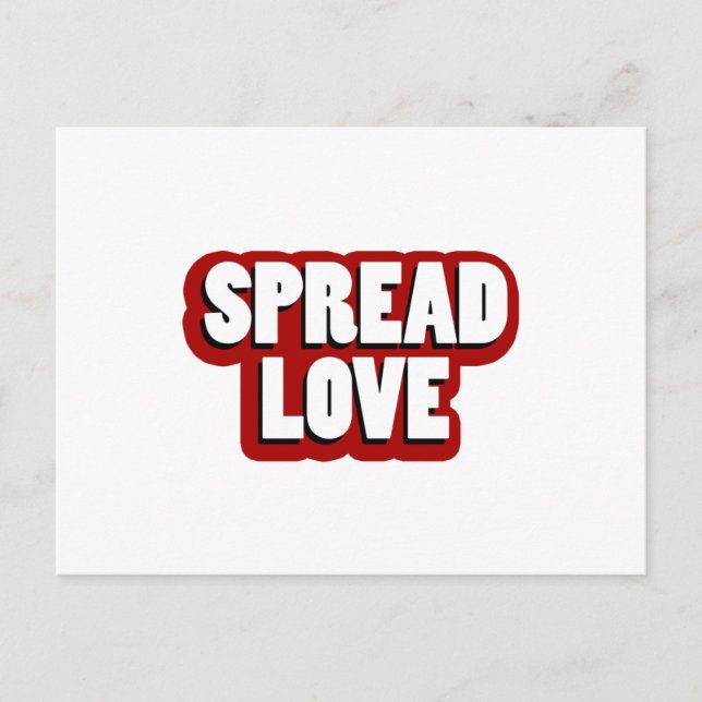 Postal Diseño de amor extendido (Anverso)