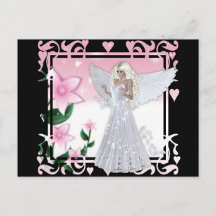 Postal Diseño de Ángel de Flor