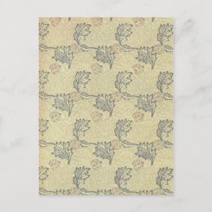 Postal Diseño de Apple William Morris