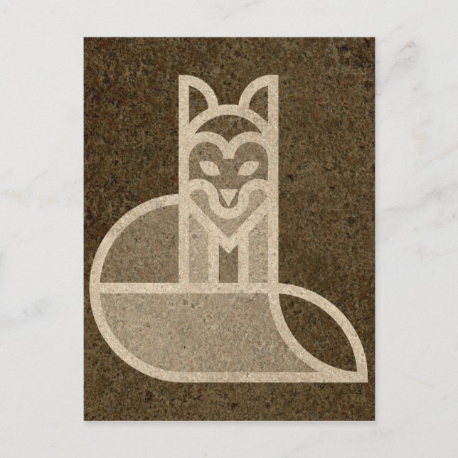 Postal Diseño de arte para Fox Brown (Anverso)