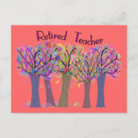 Diseño de Artsy Trees, profesor retirado