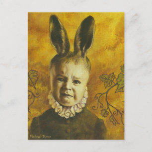 Postal Diseño de Baby Bunny Mutant