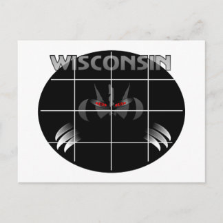 Postal Diseño de Badger Estatal de Wisconsin