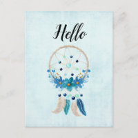 Diseño de Boho estilo Blue Dreamcatcher