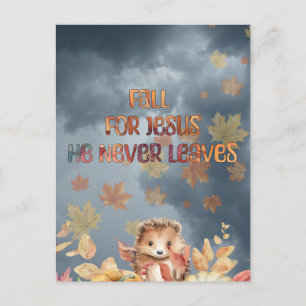 Postal Diseño de Cae por Jesús Él Nunca Abandona