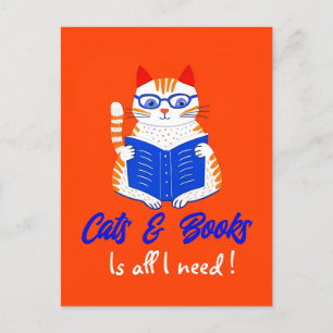 Postal Diseño de caligrafía de lectura personalizada de g