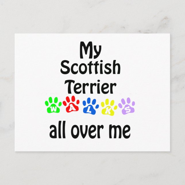 Postal Diseño de caminatas territoriales en Escocia (Anverso)