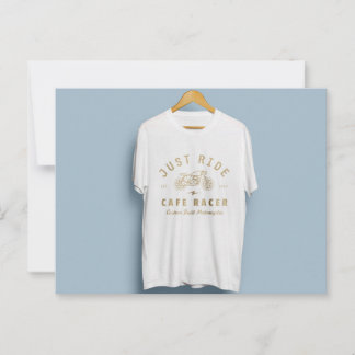 Postal diseño de camiseta con logotipo hermoso