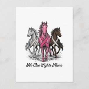 Postal Diseño de camiseta vectorial de caballo de apoyo a