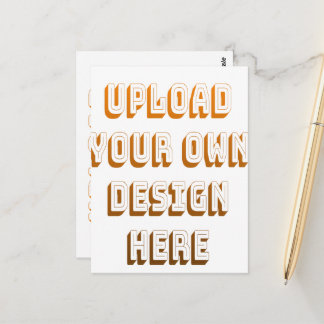 Postal Diseño de carga personalizada del producto