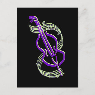 Postal Diseño de Cello