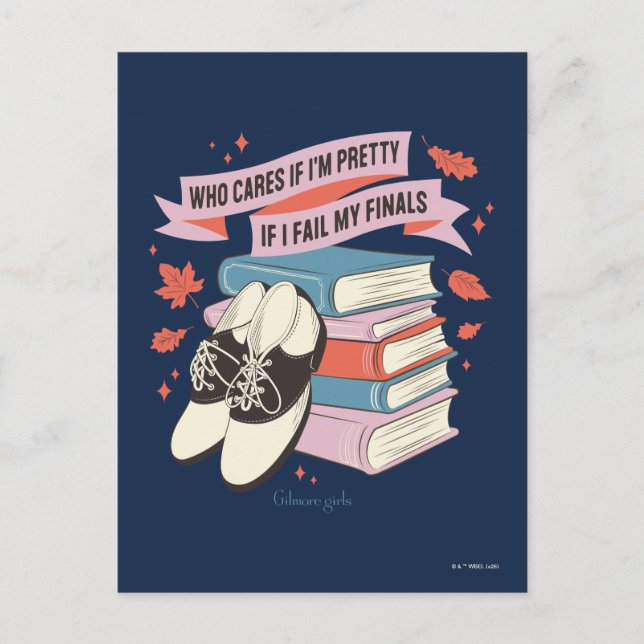 Postal Diseño de cita de finales de Gilmore Girls (Anverso)