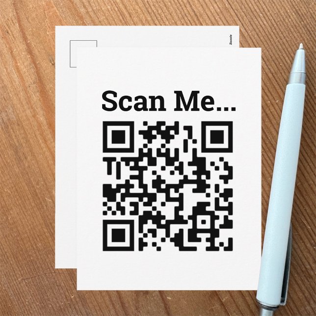 Postal Diseño de código QR (Subido por el creador)