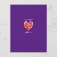 Diseño de corazón simple editable elegante