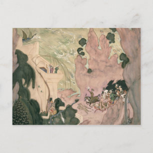 Postal Diseño de cortinas para la película de Nikolai Rim