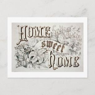 Postal Diseño de cosecha casera dulce