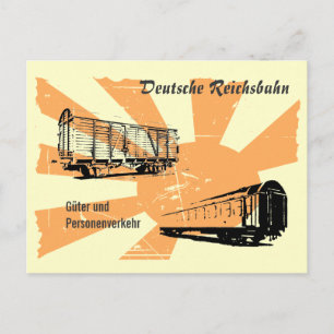 Postal Diseño de DDR de Reichsbahn