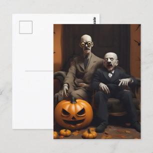 Postal Diseño de decoración de Halloween