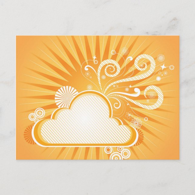 Postal Diseño de días soleados - (Anverso)