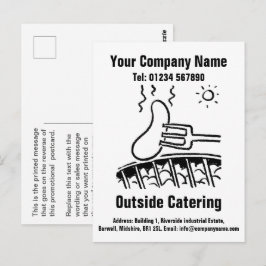 Postal Diseño de dibujos animados para personalizar servi