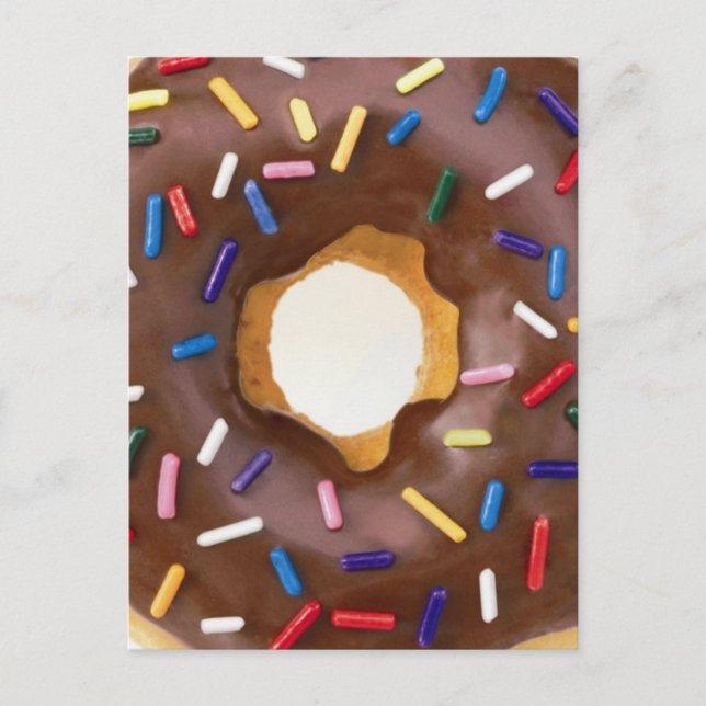 Postal diseño de donut (Anverso)