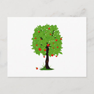 Postal diseño de ecología de árbol de manzanas.png