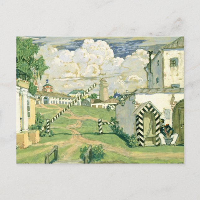 Postal Diseño de escenario para la obra de Alexander Ostr (Anverso)