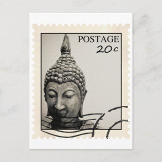Postal Diseño de estampado de Buda