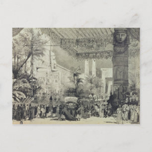 Postal Diseño de etapa para el acto final