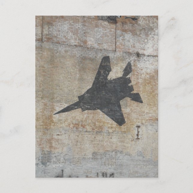 Postal Diseño de Fighter Jet (Anverso)
