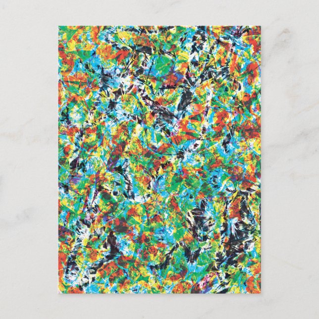 Postal Diseño de flor floral único y moderno de Guay (Anverso)